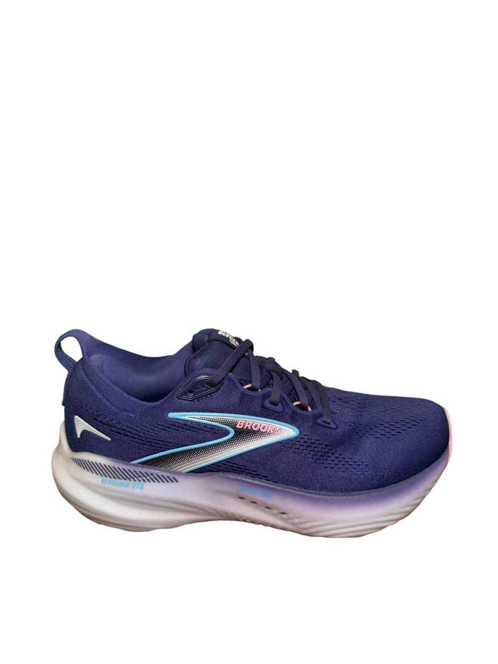 Brooks glycerin 22 Women's Purple Navy Running Shoe Accents size 10